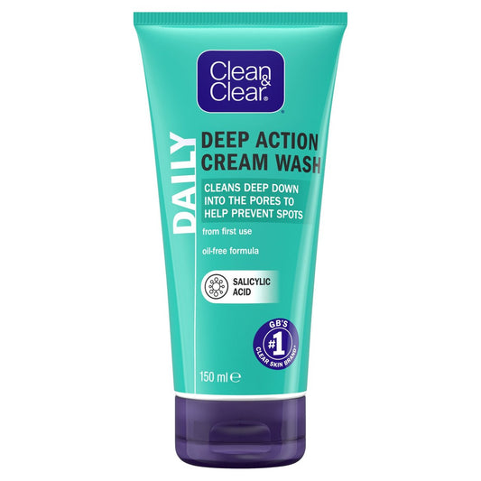 Clean & Clear Deep Action Cream Wash - 150ml