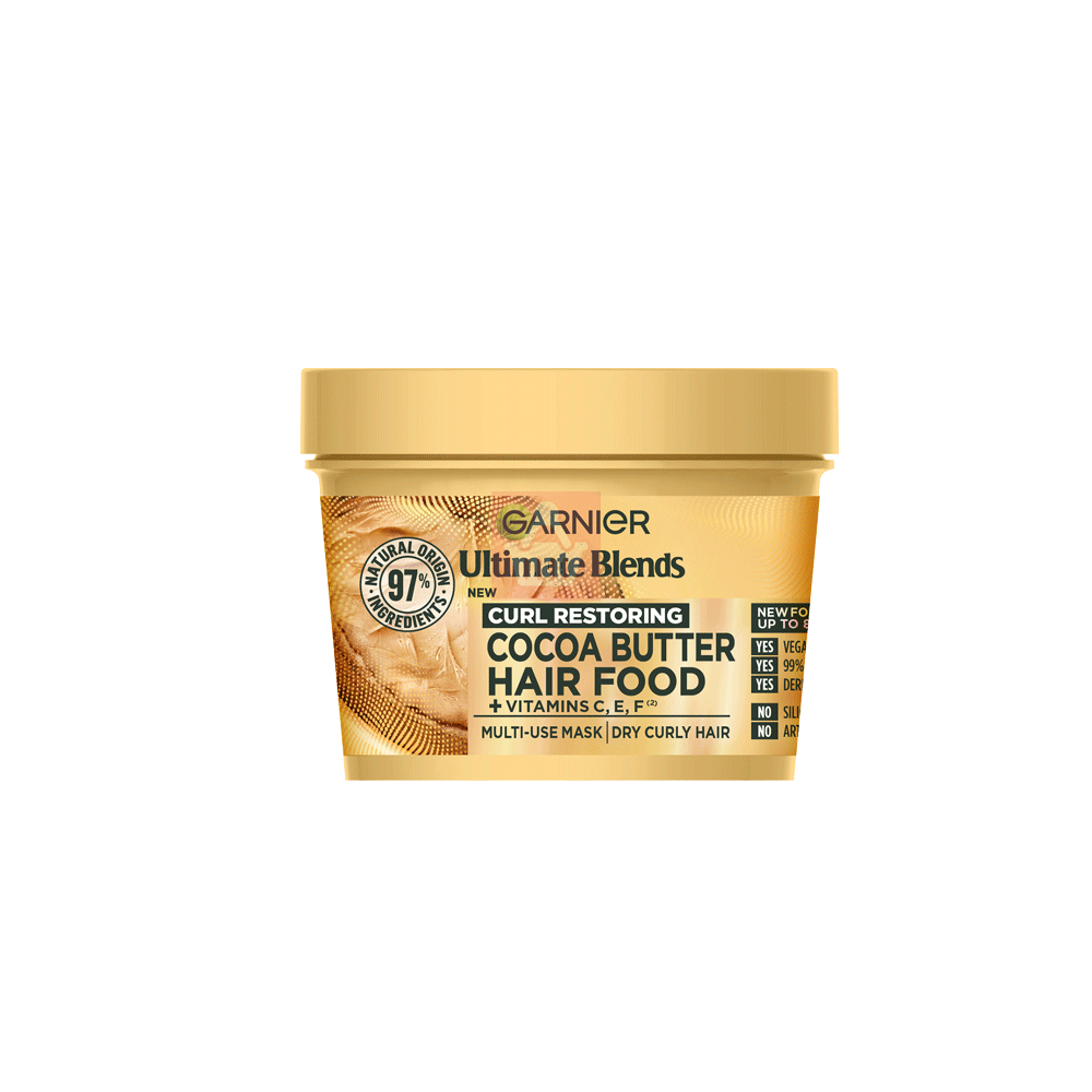 Garnier Ultimate Blends Hair Food Coconut Oil 3-in-1 Frizzy Hair Mask Treatment - 390ml