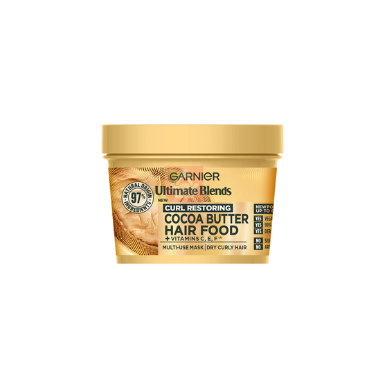 Garnier Ultimate Blends Hair Food Coconut Oil 3-in-1 Frizzy Hair Mask Treatment - 390ml