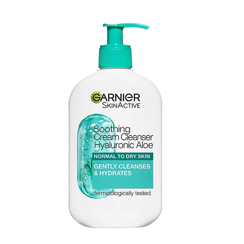 Garnier Hyaluronic Aloe Soothing Cream Cleanser 250ml