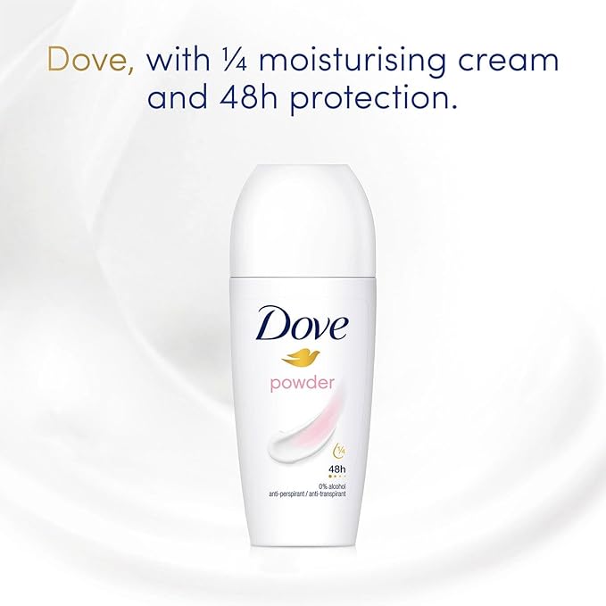 Dove Deodrant Anti-Perspirant Roll On Powder 50ml