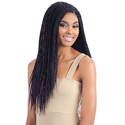 Model Model Glance Crochet Bulk Braiding Hair Senegalese Twist Large