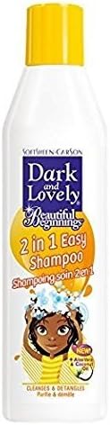 Dark And Lovely Beautiful Beginnings 2 In 1 Easy Shampoo 250 ml