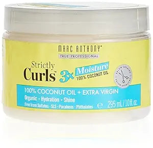 Marc Anthony Strictly Curls 3X Moisture 100% Coconut Oil + Extra Virgin, 10OZ