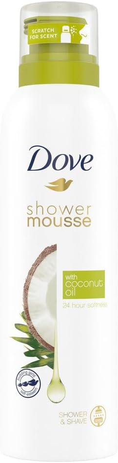 Dove 24Hr Softness Shower & Shave Mousse With Natural Oils 200ml
