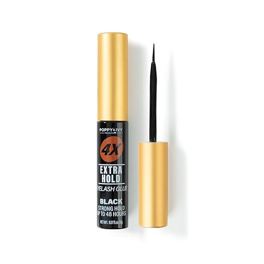 Absolute New York's Poppy and Ivy Tube Eyelash Adhesive - Black & Clear