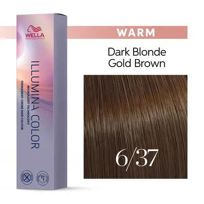 Wella Professionals llumina Color Permanent Creme Hair Colour 60ml - Warm
