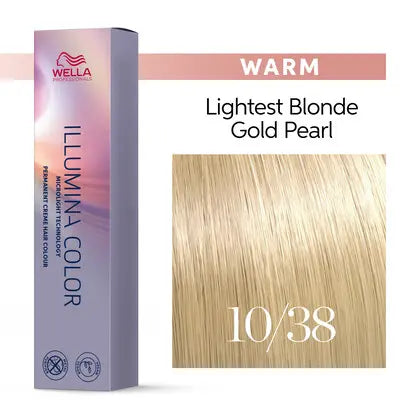 Wella Professionals llumina Color Permanent Creme Hair Colour 60ml - Warm