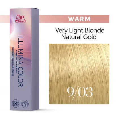 Wella Professionals llumina Color Permanent Creme Hair Colour 60ml - Warm