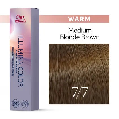 Wella Professionals llumina Color Permanent Creme Hair Colour 60ml - Warm