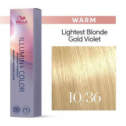 Wella Professionals llumina Color Permanent Creme Hair Colour 60ml - Warm