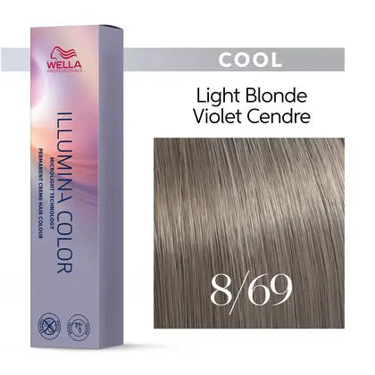 Wella Professionals llumina Color Permanent Creme Hair Colour 60ml - Cool