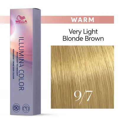 Wella Professionals llumina Color Permanent Creme Hair Colour 60ml - Warm