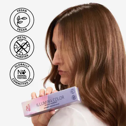 Wella Professionals llumina Color Permanent Creme Hair Colour 60ml - Warm