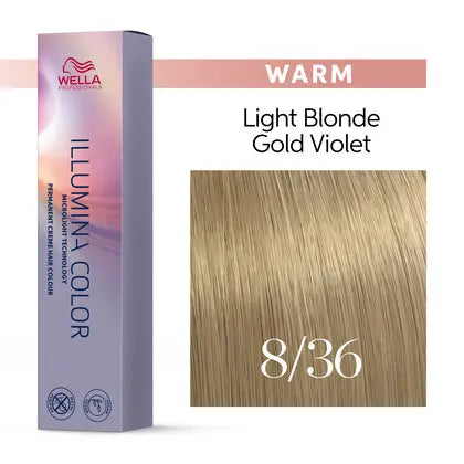 Wella Professionals llumina Color Permanent Creme Hair Colour 60ml - Warm