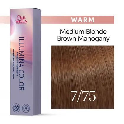 Wella Professionals llumina Color Permanent Creme Hair Colour 60ml - Warm