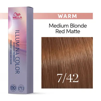 Wella Professionals llumina Color Permanent Creme Hair Colour 60ml - Warm