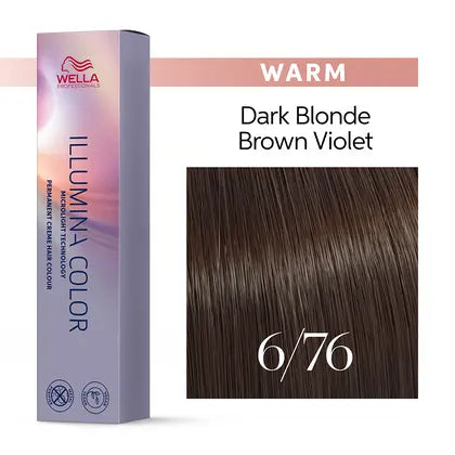 Wella Professionals llumina Color Permanent Creme Hair Colour 60ml - Warm