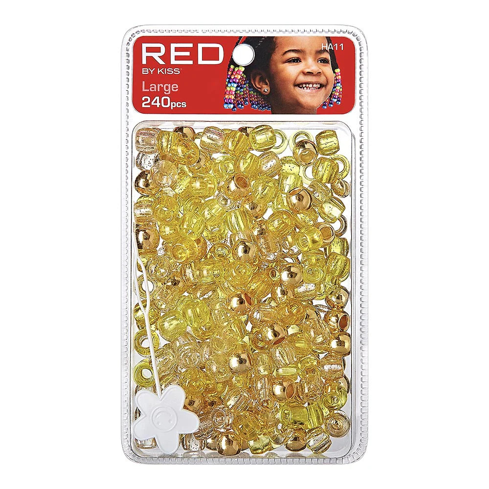 RED By Kiss Hair Beads -240 Pcs Large