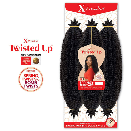 Outre X-Pression Twisted Up 3x Springy Afro Twist 16"