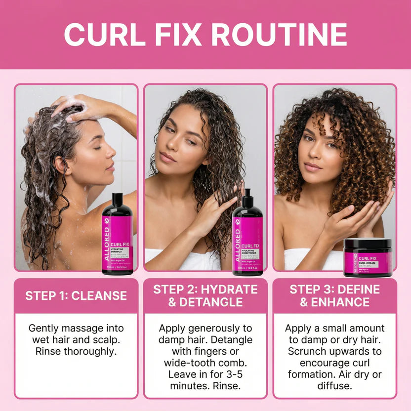 Allored Beauty Curl Fix Curl Cream with Argan Oil 300ml