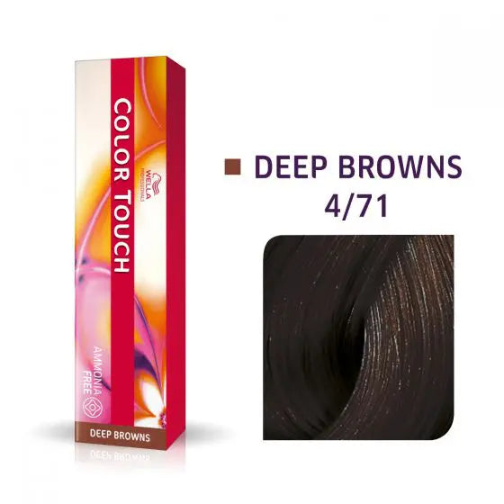 Wella Professional Color Touch  Deep Brown Demi Permanent Dyes 60Ml