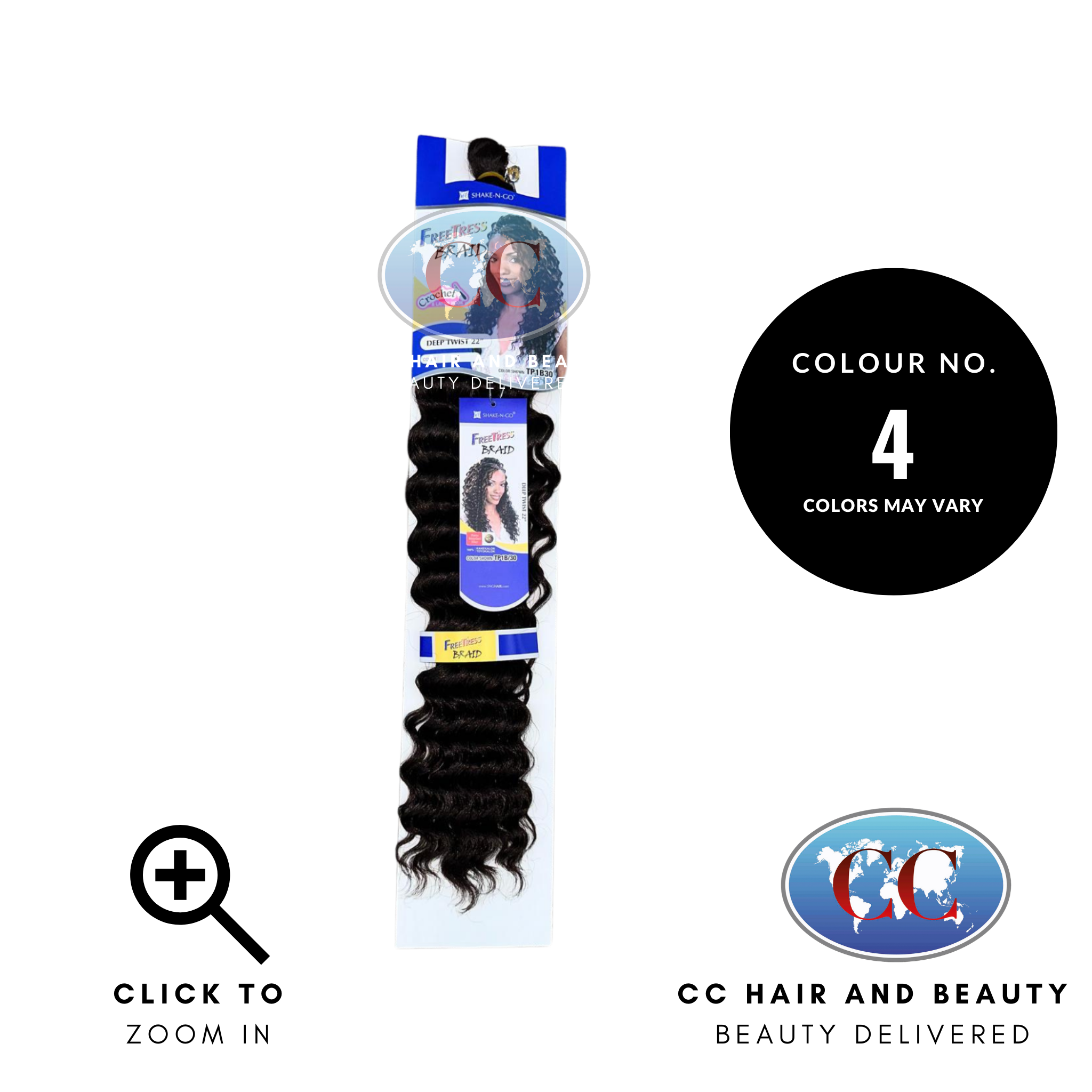 Freetress Synthetic Braid - Deep Twist 22"-colour 4