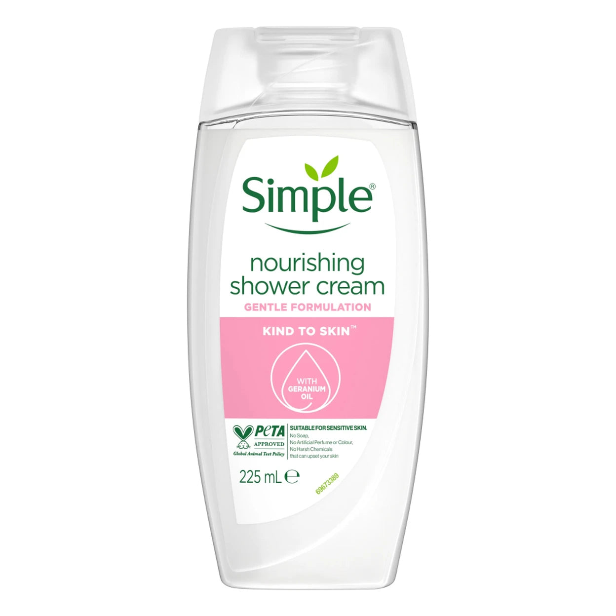 Simple Kind to Skin Shower Cream Nourishing 225 ml