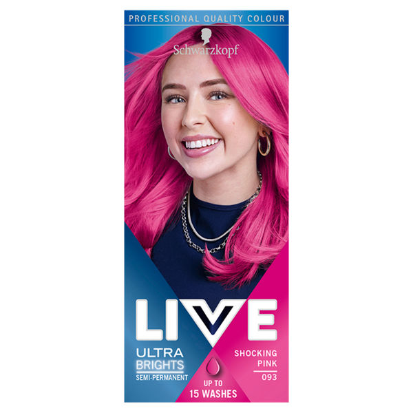 Schwarzkopf Live Semi- Permanent Ultra Bright Or Pastel Hair Dyes