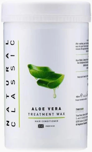 Natural Classic Aloe Vera Treatment Wax Original Formula Hair Conditioner 480 G