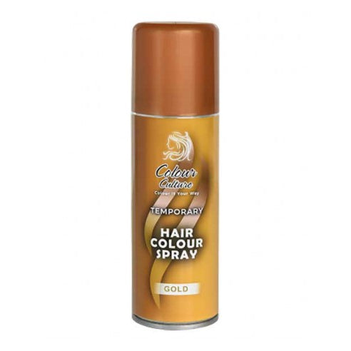Colour Culture Temporary Hair Colour Spray in Gold 125ml