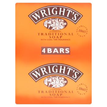 Wright's Cleansing Traditional Soap 4 x 100g