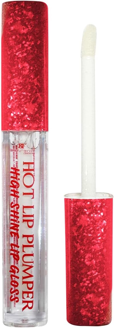 BF Hot Lip Plumper, Plumping , High Shine Lip Gloss, Non Sticky, 3ml