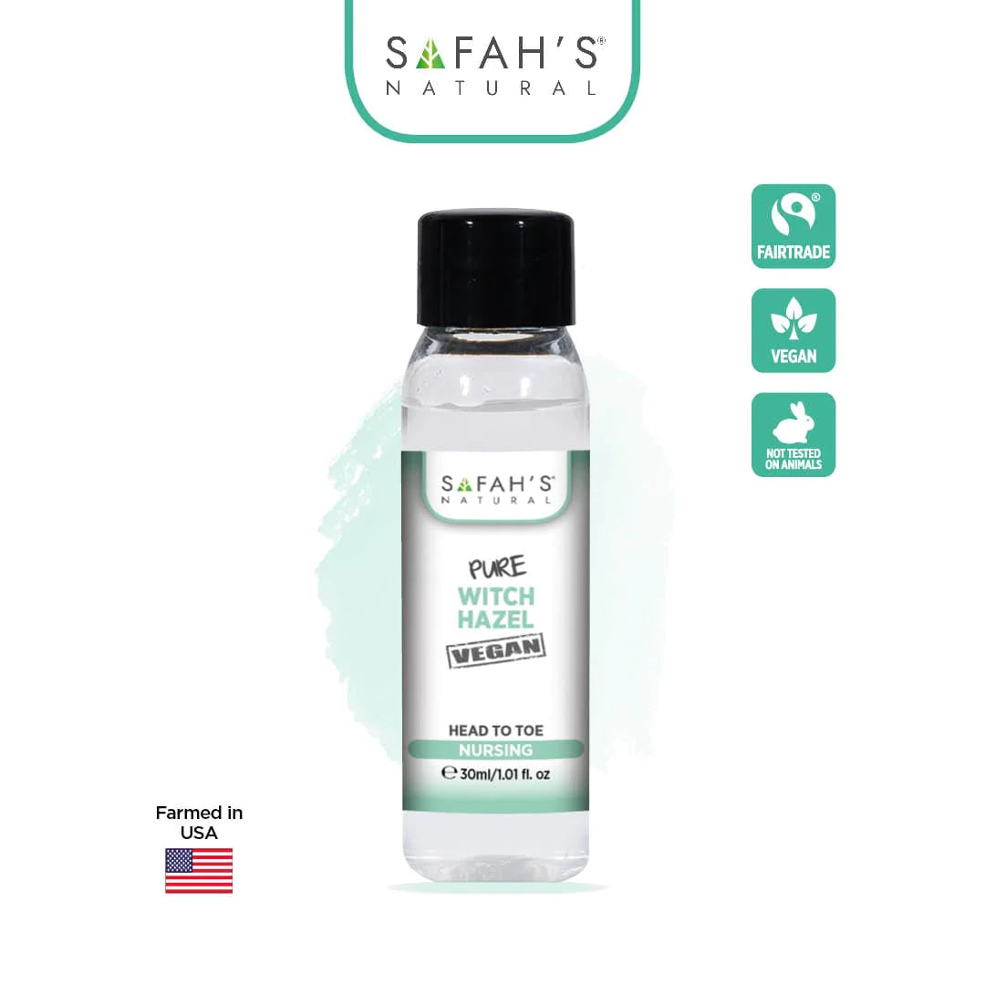 Safahs Natural Pure Witch Hazel Head To Toe - 1.01oz