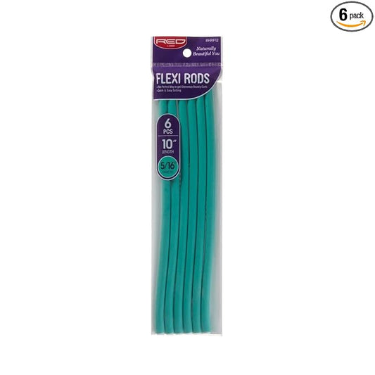 Red By Kiss Flexi Rods 10' 5/16' 6Pcs Pack Green
