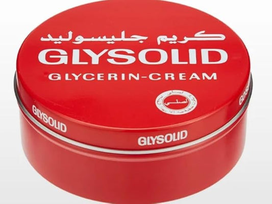 GLYSOLED Glycerin Cream for Skin, Hand, Feet & Body, Moisturising, Natural, 400ml