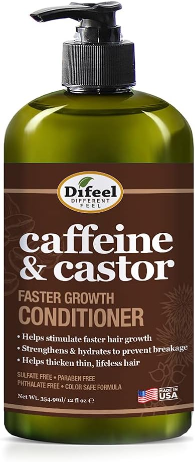 Difeel Caffeine & Castor Faster Growth Conditioner 355 ml