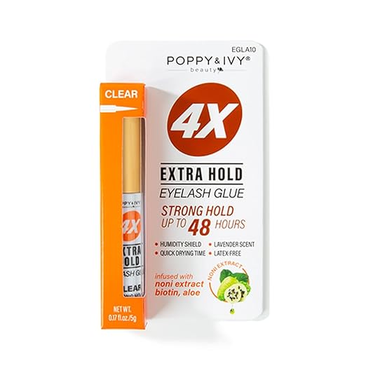 Absolute New York's Poppy and Ivy Tube Eyelash Adhesive - Black & Clear