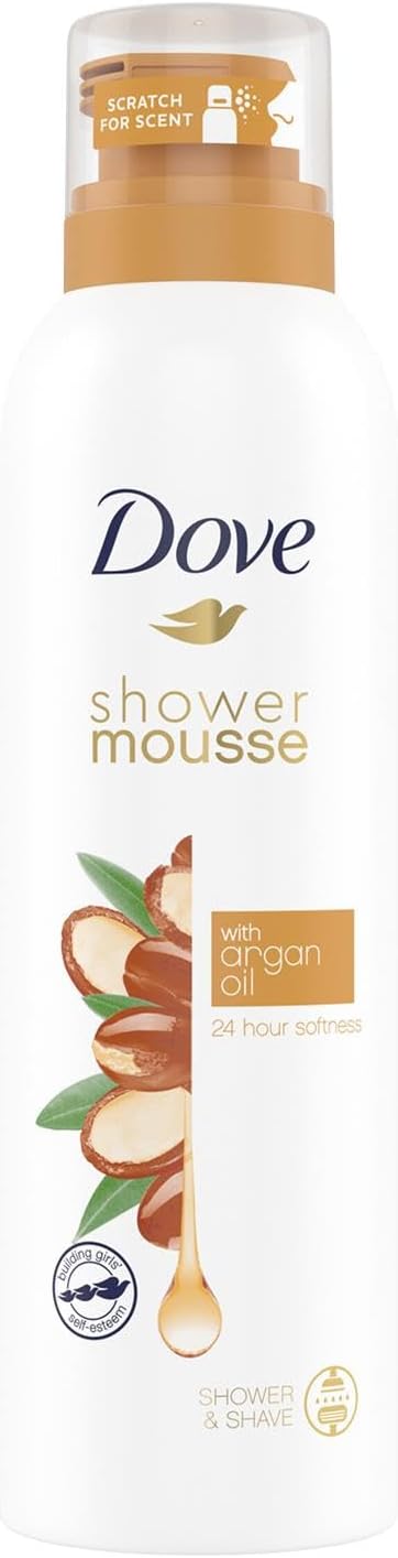 Dove 24Hr Softness Shower & Shave Mousse With Natural Oils 200ml