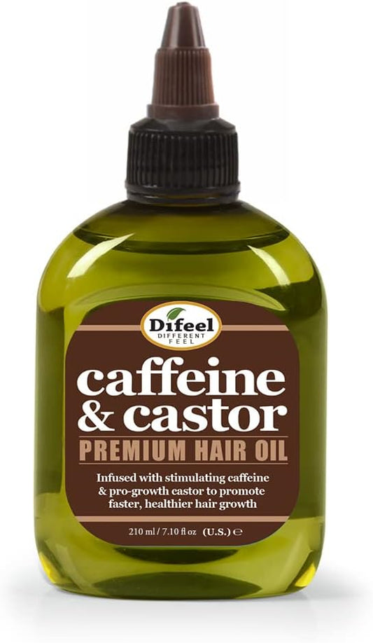 Difeel Caffeine & Castor Premium Hair Oil for Faster Hair Growth 235 ml