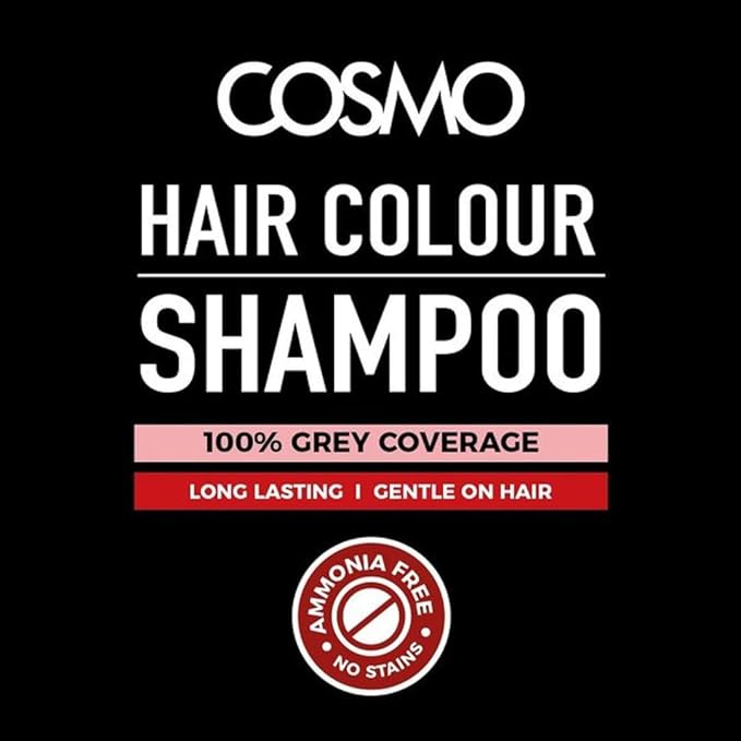 Cosmo Keratin Hair Colour Shampoo With Olive Oil & Vitamin E  180ml