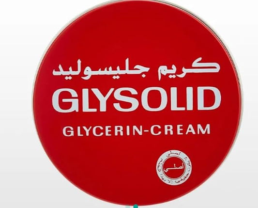 GLYSOLED Glycerin Cream for Skin, Hand, Feet & Body, Moisturising, Natural, 400ml