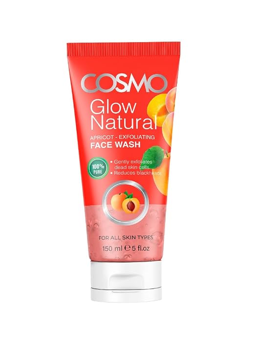 Glow Natural Apricot Exfoliating Face Wash 150ml