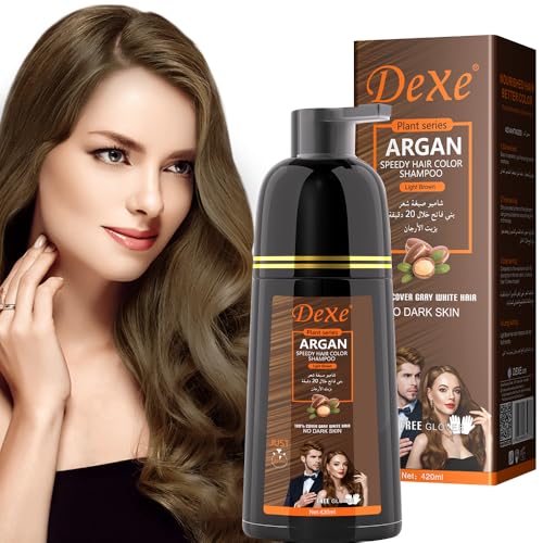 Dexe Plant Series Argan Speedy Hair Color Shampoo 420ml