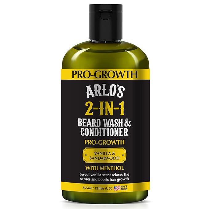 Arlo's Pro-Growth 2-in-1 Beard Wash and Conditioner 12oz