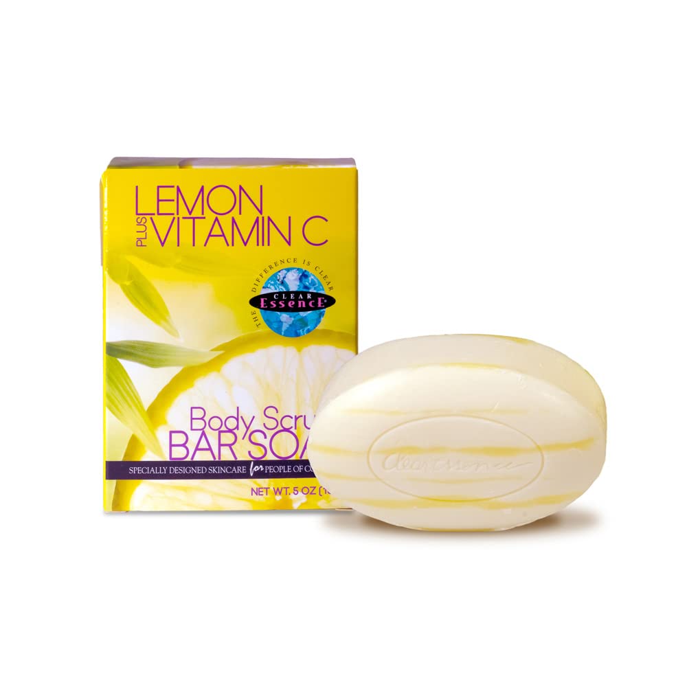 Clear Essence Lemon Plus Vitamin C Body Soap Scrub 180g