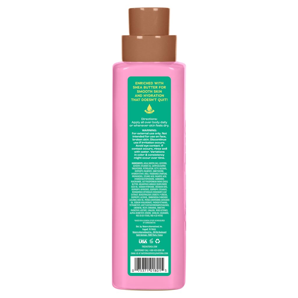Tree Hut Hydraglow Body Lotion Raspberry Fizz, Hydrating & Nourishing 18oz