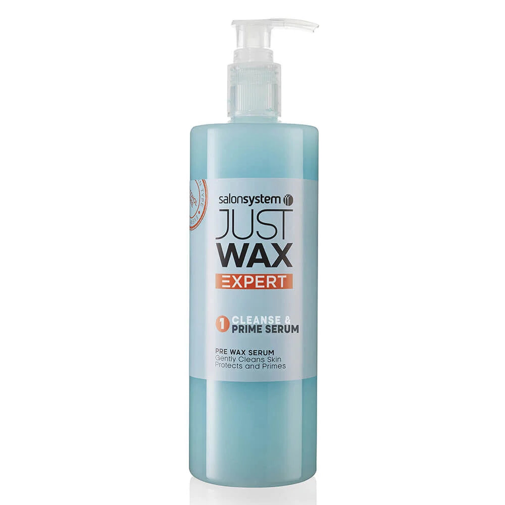 Salon System Just Wax Cleanse & Prime Pre-Wax Serum 500ml | CC Hair and Beauty Leeds
