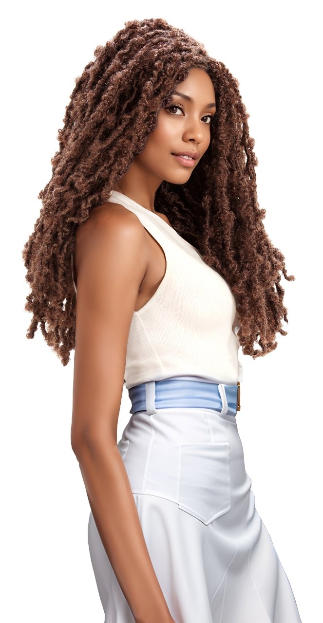 Sleek Noble Gold Synthetic 3X Springy Poppin Twist Braid 16"20"