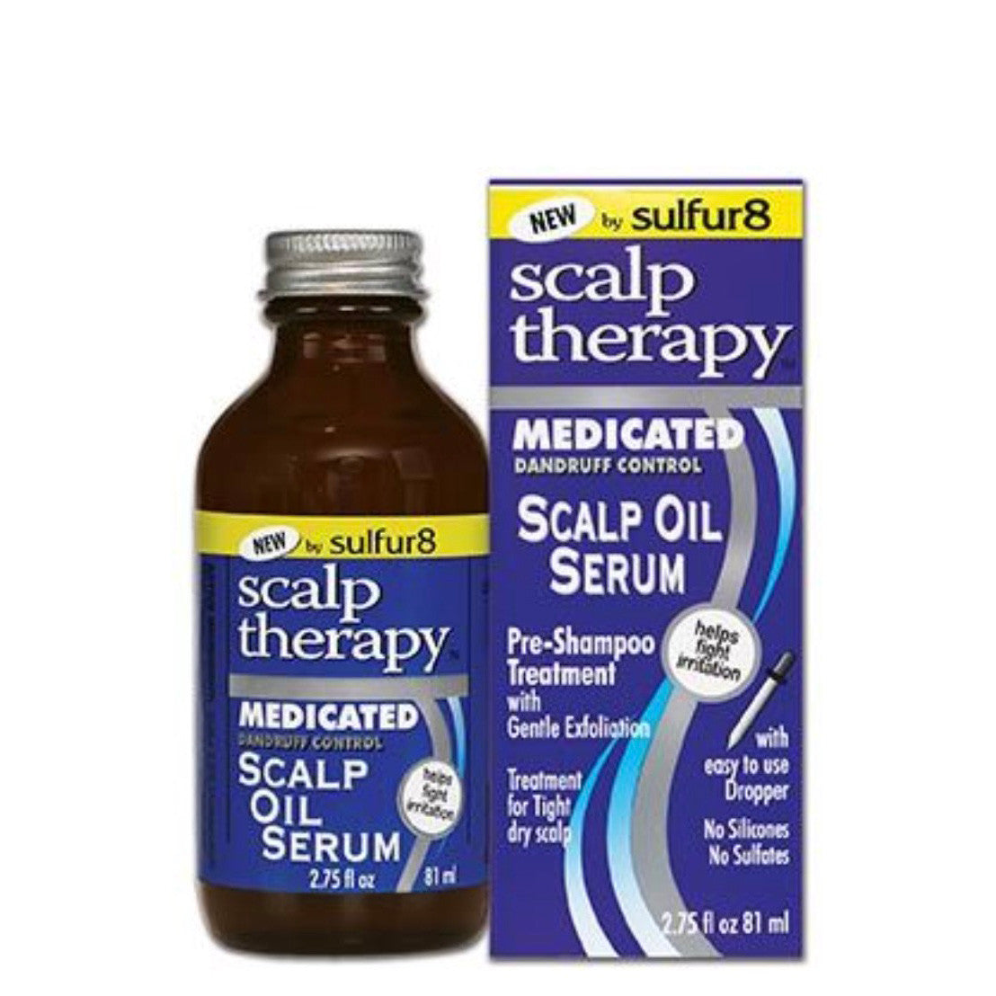 Sulfur 8 Scalp Therapy Dandruff Control  Scalp Oil Serum 12oz | Shop at CC Hair & Beauty UK